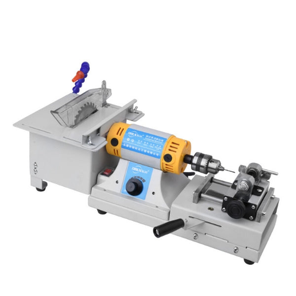 220V Gem Lathe Polisher Carving Machine Table Saw Punching Grinding Machine