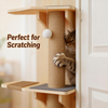 Door Hanging Cat Shelf 4-Levels Cat Tree Door Mounted Cat Climber for Indoor Cat