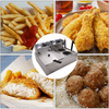 Commercial Electric Deep Fryer Benchtop Pasta Cooker w/ 2 Noodles Filters 6L+6L