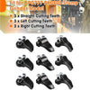 9pack High Speed Cutting Teeth Left&Right&Staight Stump Grinder Teeth AU Stock