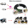High Pressure Jetter Drain Nozzle 30/40 L/min Sewer Jetter Rotating Nozzle