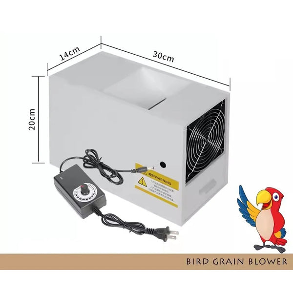 Bird Food Shell Blower Parrot Bird Food Seed Food Set Automatic Grain Blowing