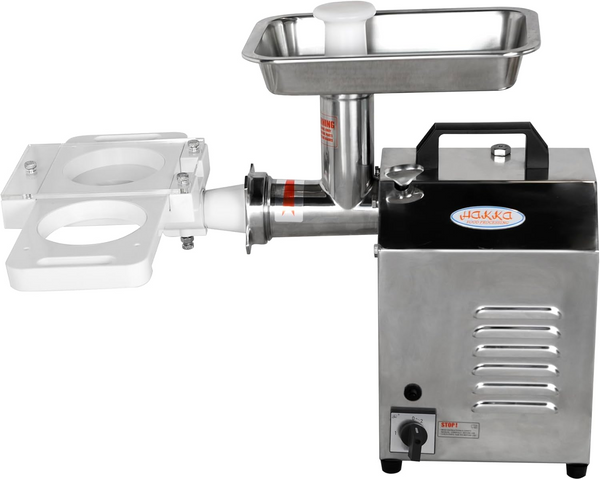 10cm(D) Hamburger Pressing Mould 2-Hole Meat Patty Forming Mold ABS w/5 Tubes