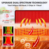 Red Light Therapy Pad Mat LED Infrared Full Body Device Back Muscle Pain Relief
