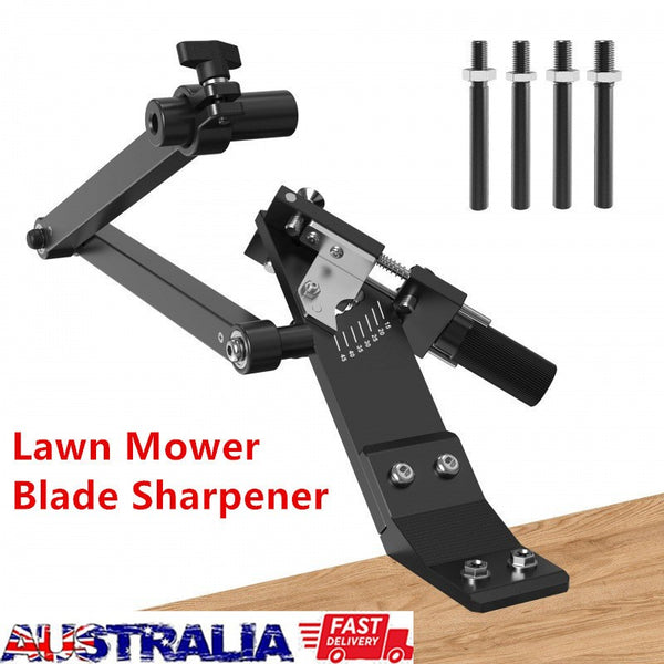 Lawn Mower Blade Sharpener 15-45° Adjust Frame Anti-slip Handle Blade Sharpener