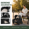 Pet Stroller Dog Cat Carrier Cart Foldable Travel Puppy Trolley Travel Outing