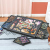 Portable Puzzle Board 1000pcs Felt Jigsaw Puzzle Table with Drawers Covers