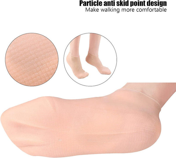 1 Pair Foot Care Socks Spa Silicone Moisturizing Gel Anti Cracking Anti Skid AU