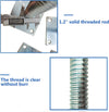 4 Pcs Scaffolding Adjustable Leveling Jack Steel Screw Large Bearing Capacity