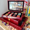8 Slots Lighter Storage Box Wood Lighter Display Dustproof Case Fashion Gift
