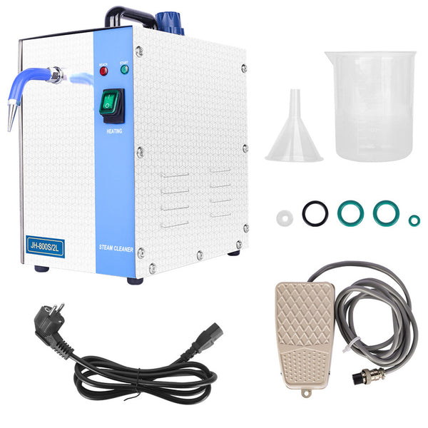 2L 1300W Jewelry Steam Cleaner Gem Washer Commercial Cleaning Tool Stainless Top