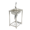Utility Sink Free Standing Single Bowl Kitchen Sink Stainless Steel Sink AU