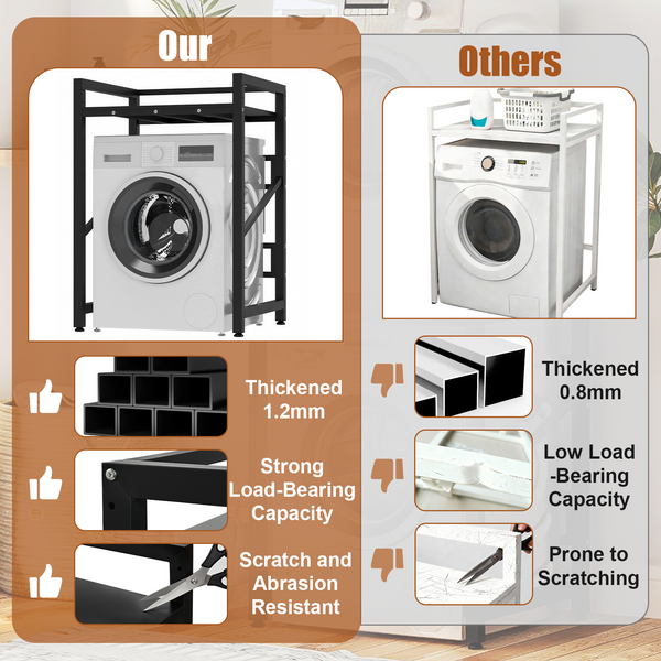 90-105cm Dryer Stand Washing Machine Dryer Stacking Rack Dryer Shelf Stacker AU