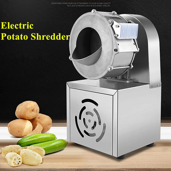 Potato Slicing Machine Electric Vegetable Cutter 2.5mm Shredder Machine 900RPM