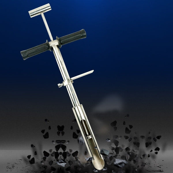 Soil Sampler Probe Tool Stainless Steel Soil Test Kits With Ejector Foot Pedal