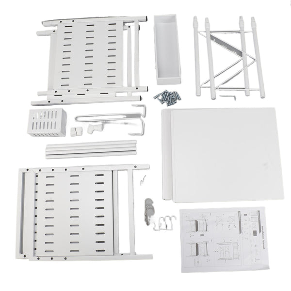 3 Tier Microwave Shelf Kitchen Adjustable Oven Storage Rack Stand Cabinet Holder