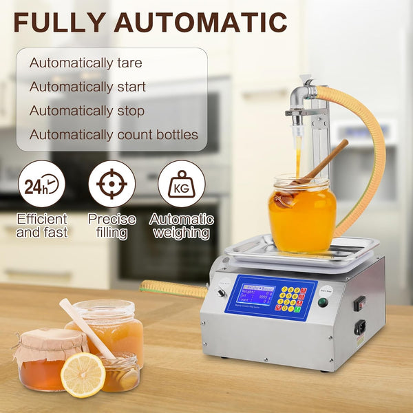 Automatic Liquid Filling Machine Digital Control Bottle Filler 20g-8kg AU Stock