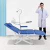 Portable Folding Dental Chair Dental Office Chair with LED Lamp Waste Basin Tray