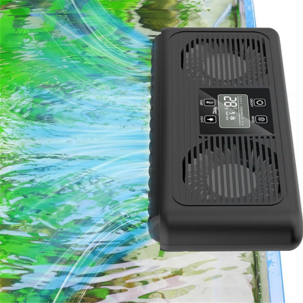 Aquarium Cooling Fan Fish Tank Chillers Temperature Controller 3-Speed Fans