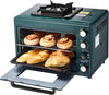 2-in-1 Outdoor Oven Portable Camping Cooking Stove Butane Canister Compatible