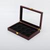 8 Slots Lighter Storage Box Wood Lighter Display Dustproof Case Fashion Gift