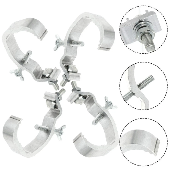 4Pcs Truss Clamp Stage Lighting Clamps Heavy Duty DJ Stage Lighting Hook Mount