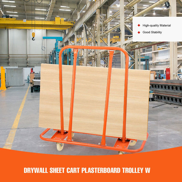 Drywall Cart Dolly Steel Panel Dolly Panel Truck Cart for Plywood Plasterboard