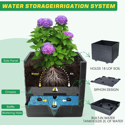 2 Packs Raised Garden Bed Tomato Planter Tomato Cages Climbing Vegetables Plant