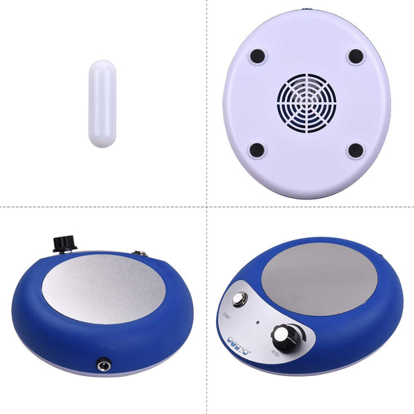 Magnetic Stirrer Stainless Steel Magnetic Mixer Heating Stirring Machine AU