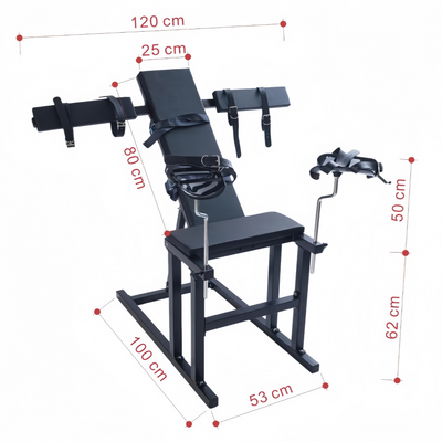 Bondage Training Chair Sex Machine Toy Sex Furniture Steel Frame Restraint Tool