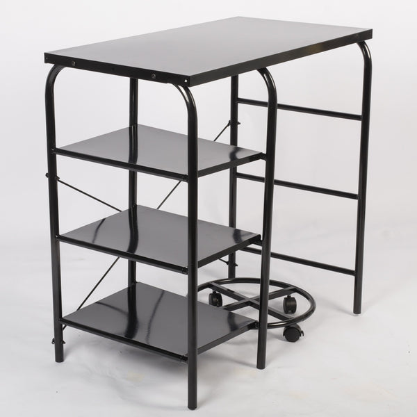 Gas Stove Cooking Table 3-Tier Kitchen Storage Rack Dish Organizer Detachable