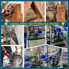 29cm Concrete Cutting Ring Saw HF Concrete Cut Off w/2 Blades&Water Pump 3000RPM