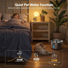 3.2L Pet Stainless Steel Water Fountain Dog Cat Drinking Dispenser Filter Feeder