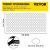 9x17ft Geo Cell Honeycomb Soil Retainer Gravel Grid for Pathway Yard Landscaping