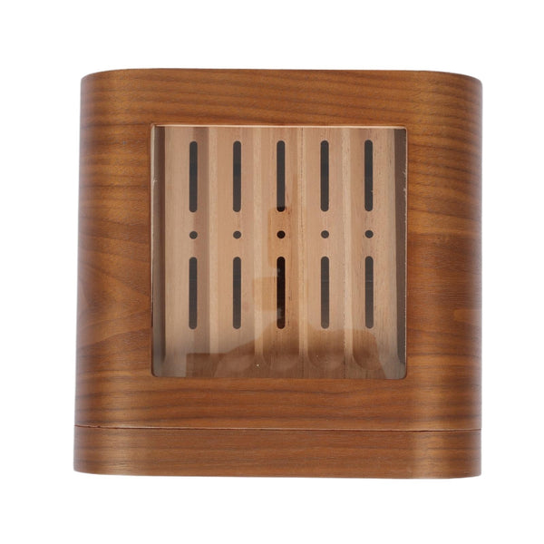 5 Tiers Cigar Humidor Cabinet 110 CT Cedar Wooden Cigar Box Digital Hygrometer
