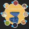 Grain Grinder Corn Barley Wheat Mill Electric Grain Crusher Adjustable Thickness