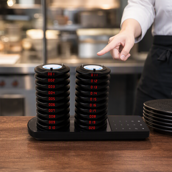 Restaurant Pager Wireless Calling System Vibrator Paging Device Bell Cafe Beeper