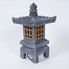 Garden Ornament Lamp Pagoda Sculpture Zen Palace Lantern Outdoor Decor Light