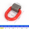 6Pcs 2T OR  8Pcs 3.15T Welded D-shaped Lifting Ring For Marine Or Mould Hoister