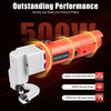 Electric Nibbler 2.5mm Sheet Metal Shear 500W Hand-held Scissor Cutter 2000r/min