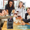 Portable Cooler Electronic Wine Chiller 5-18°C Single Bottle Temperature Control