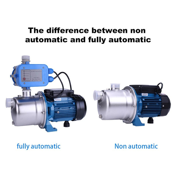 Water Pump High Pressure Automatic Pressure Control Booster Pump Stainless Steel