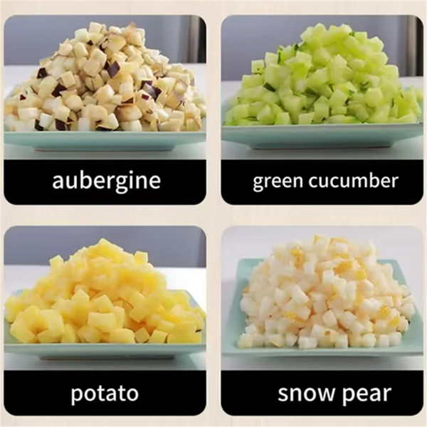 Electric Vegetable Fruit Dicer Commercial Cube Cutting Machine Stainless Steel
