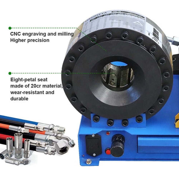 Electric Hydraulic Hose Crimping Machine Automatic Hose Crimper With 7 Set Dies