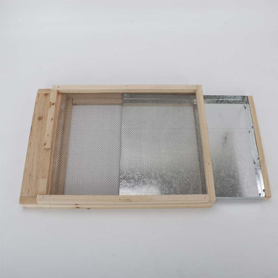 10Frame Screened Bottom Board NZ pine stainless steel mesh beehive mesh+Entrance