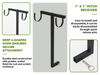 Universal Rollator Walker Holder For Mobility Scooter Carbon Steel Walker Holder