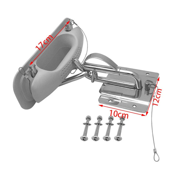 Quick Release Snap Inflatable Boat Insta-Lock Snap Davits Set w/Handle Pad AU