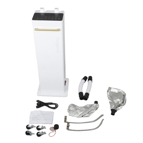 Hair Steamer Hair Care Machine Nano Mist Hair Conditioner w/ 2 Vaporizing Caps