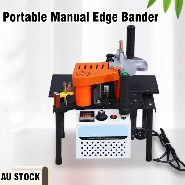 Portable Edge Bander Manual Woodworking Edge Banding Machine Double Side Gluing