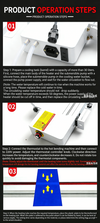 600mm Acrylic PVC Bending Machine with Infrared Ray Calibration Bender